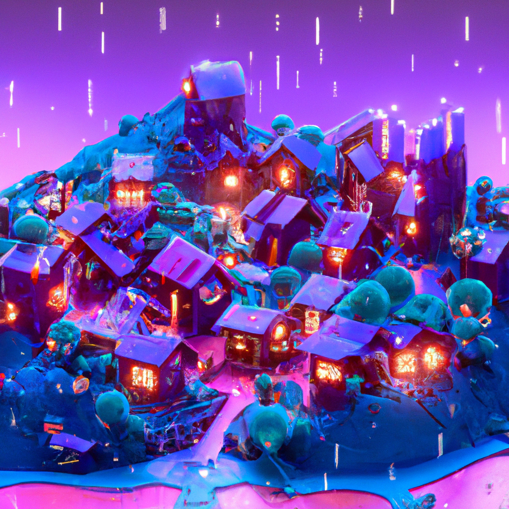 City under Stars